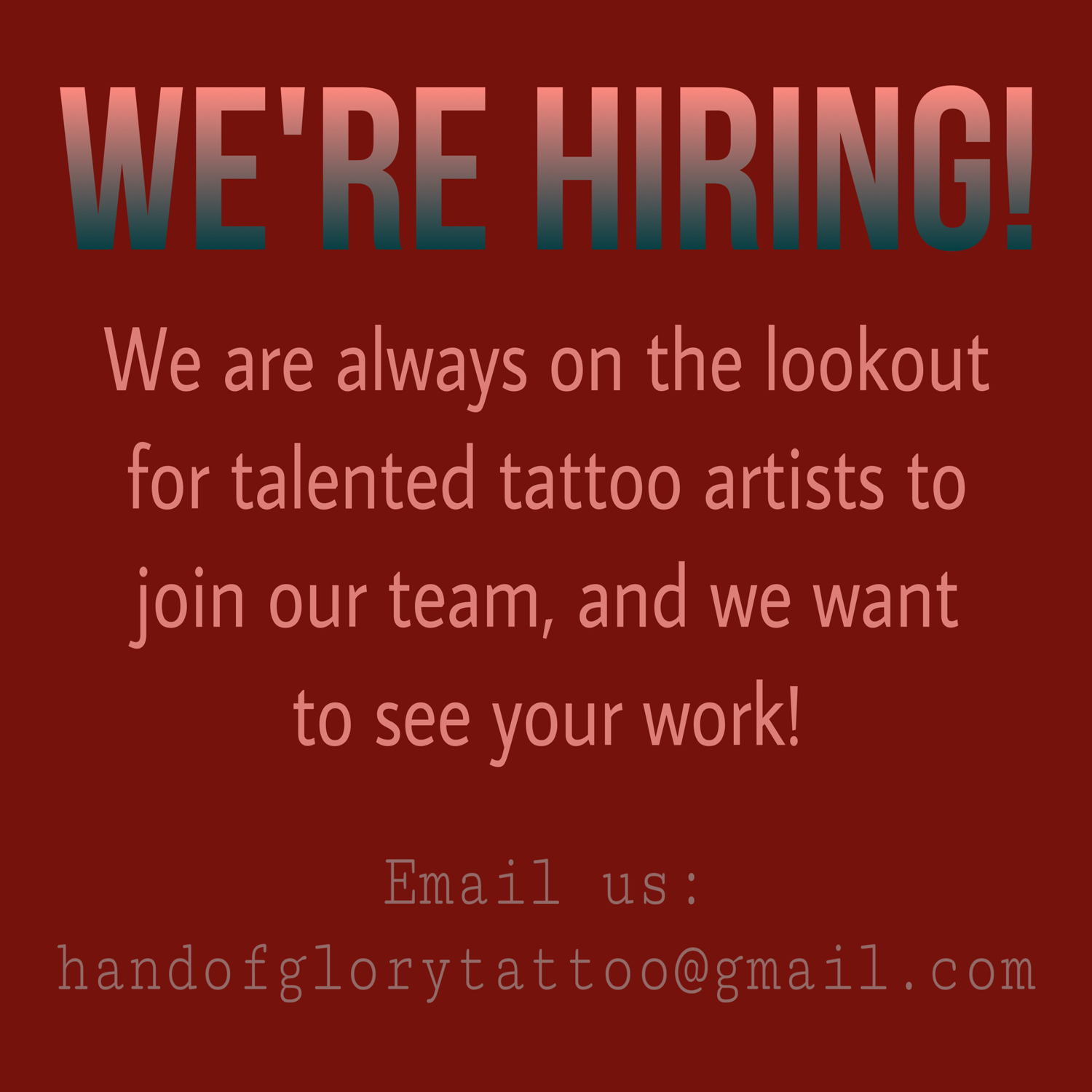 Tattoo Artist Wanted at Ink or Dye Studio - YouTube