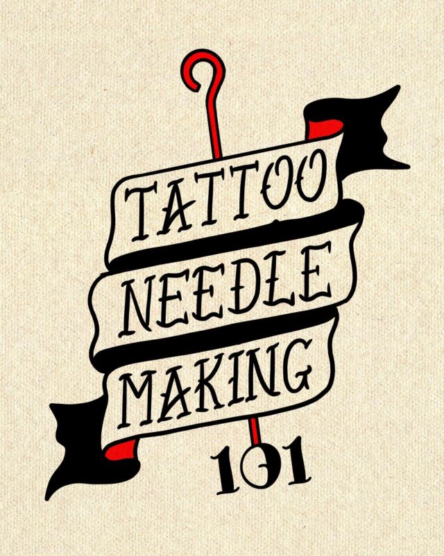 Excited to announce I will be putting on a Needle Making Class! June 26th at 5pm here at Hand of Glory Studios. Maybe you learned how to when you started tattooing and want a refresher or perhaps your apprenticeship didn’t include it or you just have a healthy appreciation for the craft and want to learn all you can about it! With an in person, hands on, instructional walkthrough of making needles. A step by step process to walk in the shoes of those who came before and perhaps gain some insight to the struggles and or advantages of both making and ordering needles. Email or DM to hold a slot. 5 spots available.$150 a person.