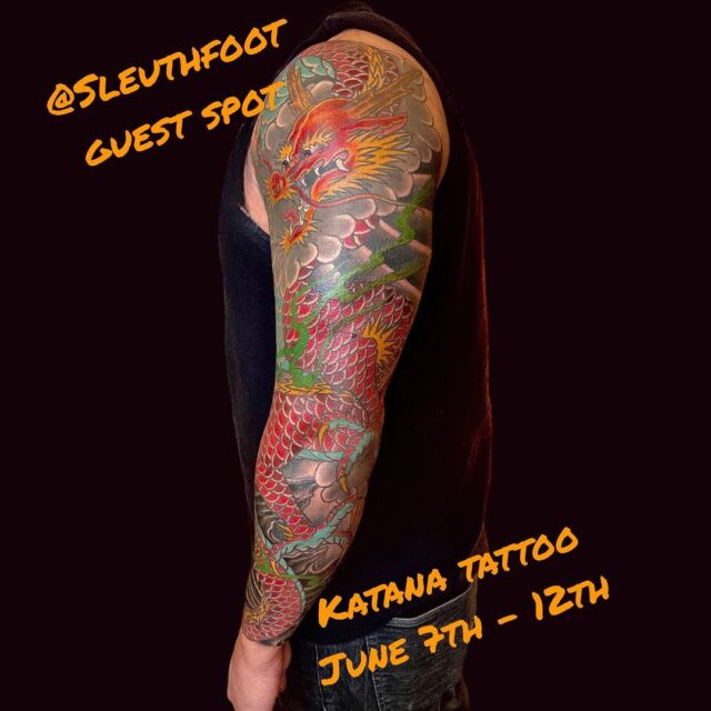 I’m guest spotting at Katana Tattoo in Greenbay WI from June 7th thru the 12th. Message to set something up, and let’s bang out a sleeve! #greenbay #greenbaypackers #wisconsin #wisconsintattooartist #wisconsintattoo #milwaukee  #milwaukeetattoo  #milwaukeetattooartist #appletonwisconsin